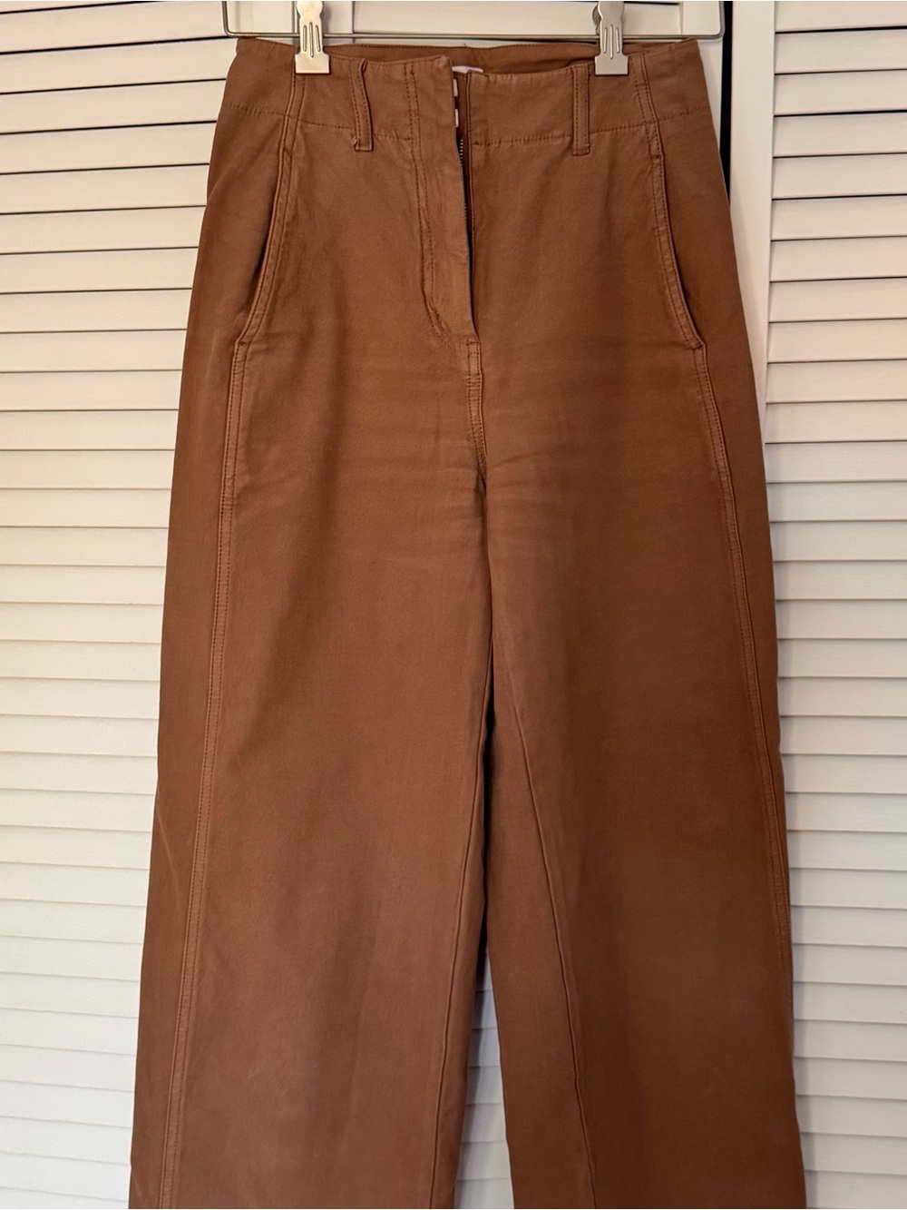 Wilfred Wide-Leg Ascendant Pants in Brown